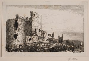 Hammershus auf Bornholm von Vilhelm Kyhn