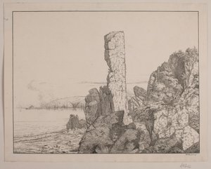 Felsenküste auf Bornholm von Vilhelm Kyhn