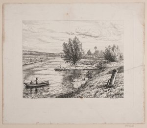 Parti ved Marnefloden von Vilhelm Kyhn