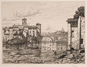 Teil bei Ponte Rotto in Rom von Vilhelm Kyhn