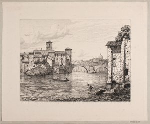 Partie bei Ponte Rotto in Rom von Vilhelm Kyhn