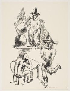 Blatt aus "Klingens Kunstnermappe Nr. 2" von Vilhelm Lundstrøm