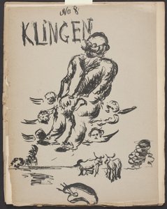 Titelseite zu Klingen, Jahrg. III, Nr. 8 von Vilhelm Lundstrøm
