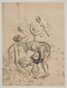 Komposition mit drei nackten Frauen von Vilhelm Lundstrøm