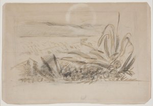 Landschaft mit Agave. Südfrankreich von Vilhelm Lundstrøm