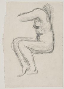 Sitzendes weibliches Modell von Vilhelm Lundstrøm