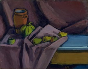 Stillleben mit einem Krug und Früchten von Vilhelm Lundstrøm