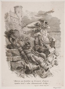 Vignette zu Th. Wiborgs Gedichtsammlung "Ein Mollakkord" von Vilhelm Pedersen