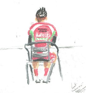 5 Minuten bis zum Start! Tour of Britain, Buxton, 2005 von Vincent Alexander Booth