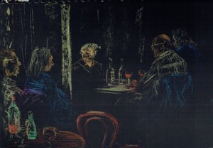 Publikum im Londoner Club von Vincent Alexander Booth