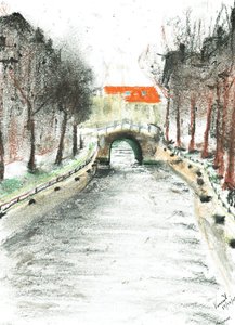 Holland, Kanalansicht, 2005 von Vincent Alexander Booth