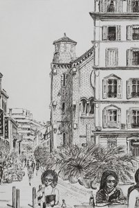 Hotel 5 und Notre Dame Cannes, 2014 von Vincent Alexander Booth