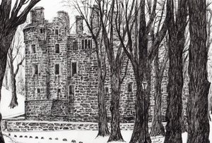 Huntly Schloss Schottland, 2007 von Vincent Alexander Booth