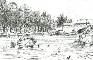 Kingston Bridge London, 2004 von Vincent Alexander Booth