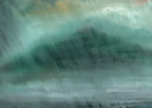 Berge im Regen, 2017