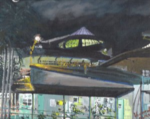 Nacht in Cairns von Vincent Alexander Booth
