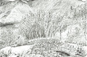 Alte Steinbrücke im Lake District von Vincent Alexander Booth