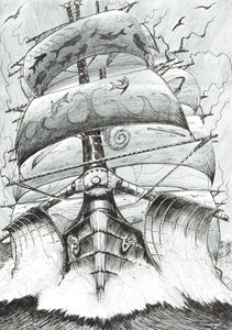 Sturmerschaffer Alboran-See von Vincent Alexander Booth
