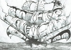 Sturmerschaffer Ostsibirisches Meer, 2017 von Vincent Alexander Booth