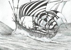 Sturmerschaffer Ionisches Meer, 2017 von Vincent Alexander Booth