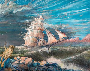 Sturm Schöpfer Nyasasee, 2023 von Vincent Alexander Booth