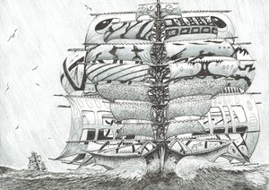 Sturmerschaffer Mittelmeer, 2017 von Vincent Alexander Booth