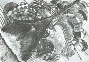 Sturmerschaffer Adriatisches Meer, 2018 von Vincent Alexander Booth