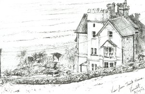 Das Jesuitenhaus an der walisischen Küste, 2005 von Vincent Alexander Booth