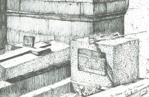 Das Grab von Jim Morrison Paris von Vincent Alexander Booth