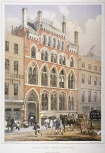 Crosby Hall bei Nr. 95 Bishopsgate, City of London, 1860 von Vincent Brooks