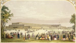 Große Ausstellung, 1851: Ansicht des Gebäudes entworfen von Joseph Paxton, Architekt