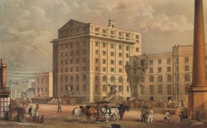 Zuckerraffinerie in der Leman Street, Stepney, London, 1851