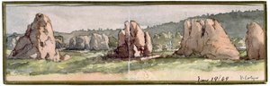 Felslandschaft, Arizona, 19. Juni 1869 von Vincent Colyer