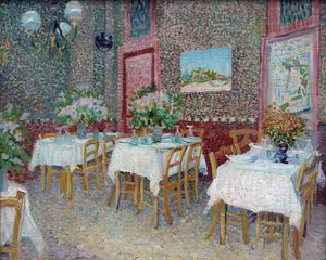 Innenansicht eines Restaurants, 1887