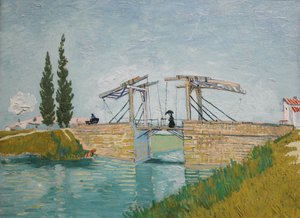 Die Langlois-Brücke Pont de Langlois, 1888 von Vincent van Gogh