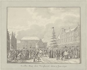Revolution in Haarlem, 19. Januar 1795 von Vincent Jansz. van der Vinne