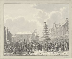 Umwälzung in Haarlem, 19. Januar 1795 von Vincent Jansz. van der Vinne