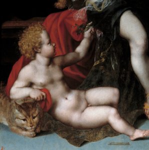 Jupiter als Satyr mit Antiope und ihren Zwillingen (Detail)