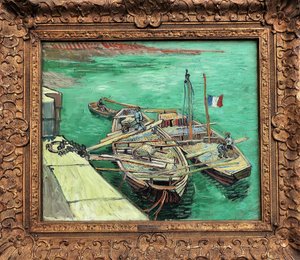 Rhonebarken 1888 von Vincent van Gogh