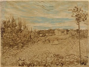 Bauernhaus in einem Feld