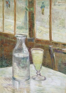 Cafetisch mit Absinth von Vincent van Gogh