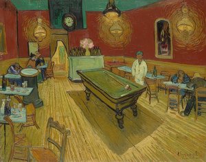 Das Nachtcafé von Vincent van Gogh