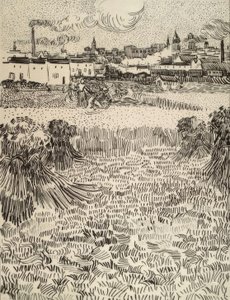 Die Ernte von Vincent van Gogh