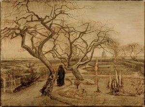 Garten im Winter von Vincent van Gogh
