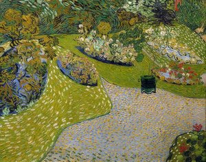 Garten in Auvers von Vincent van Gogh