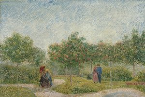Garten mit Paaren: Square Saint-Pierre