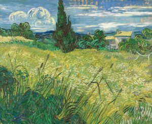 Grünes Feld von Vincent van Gogh