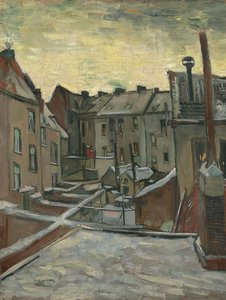 Häuser von hinten gesehen von Vincent van Gogh