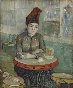 Im Café. Agostina Segatori in Le tambourin von Vincent van Gogh