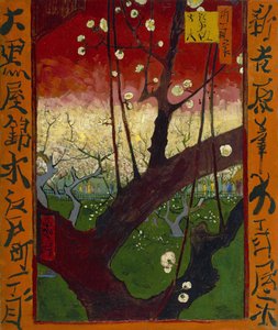 Japonaiserie: Blühender Pflaumenhain (nach Hiroshige), Paris von Vincent van Gogh